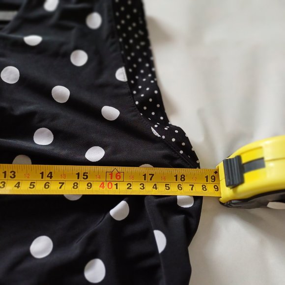 Polka Dots Suzy Shier M Top Blouse - Picture 5 of 12